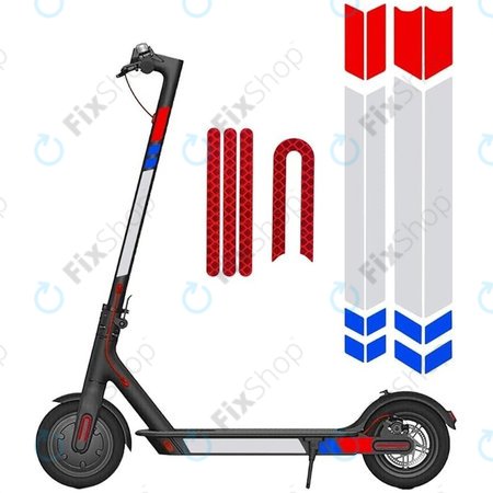 Xiaomi Mi Electric Scooter 1S, 2 M365, Essential, Pro, Pro 2 - Reflexiós Matricák (A)