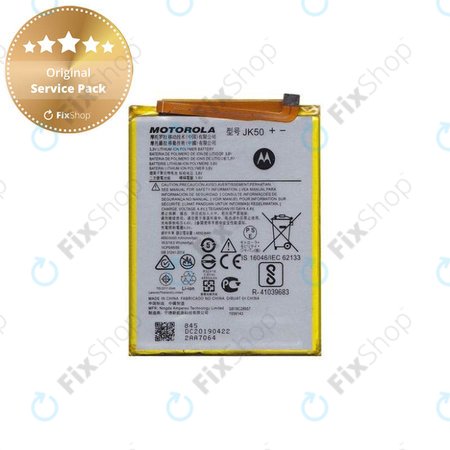 Motorola Moto G7 Power, G8 Power Lite, G9 Play, G10, G20, G30, G50, G51, E7 Plus, E7, E7i Power, E30, E40 - Akkumulátor JK50 5000mAh - SB18C28956, SB18C77591 Genuine Service Pack