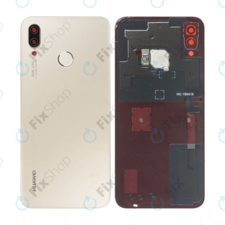 Huawei P20 Lite - Akkumulátor fedőlap (Platinum Gold) - 02351WTG Genuine Service Pack