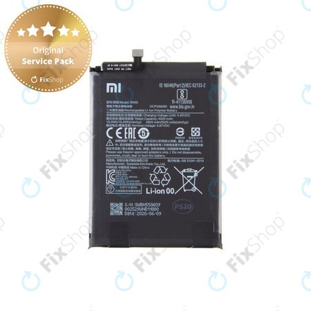 Xiaomi Redmi Note 9S - Akkumulátor BN55 5020mAh - 460200002F5Z Genuine Service Pack