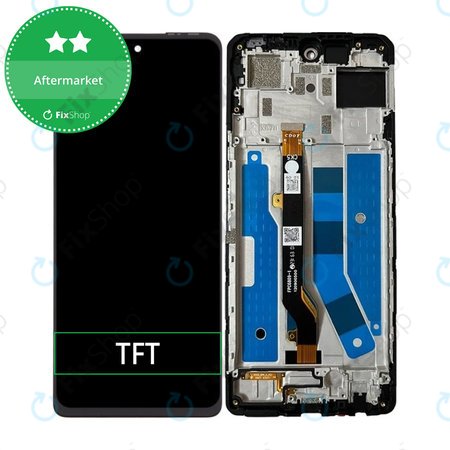 Infinix Note 30 5G X6711 - LCD Kijelző + Érintőüveg + Keret (Magic Black) TFT