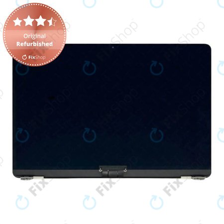 Apple MacBook Air 13" M2 A2681 (2022) - LCD Kijelző + Előlapi Üveg + Fedőlap (Space Gray) Original Refurbished