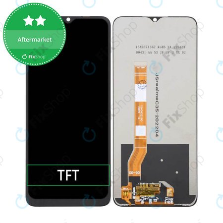 Oppo A17 - LCD Kijelző + Érintőüveg TFT