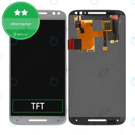 Motorola Moto X Style XT 1572 - LCD Kijelző + Érintőüveg (White) TFT