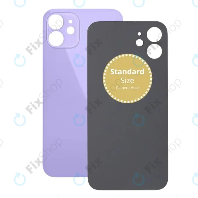 Apple iPhone 12 - Hátsó Ház Üveg (Purple)