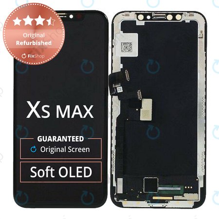 Apple iPhone XS Max - LCD Kijelző + Érintőüveg + Keret Original Refurbished