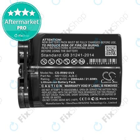 iRobot Braava jet m6 - Akkumulátor ALB-C, M611020 Li-Ion 10.8V 2000mAh HQ