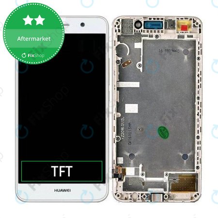 Huawei Y6 - LCD Kijelző + Érintőüveg + Keret (White) TFT