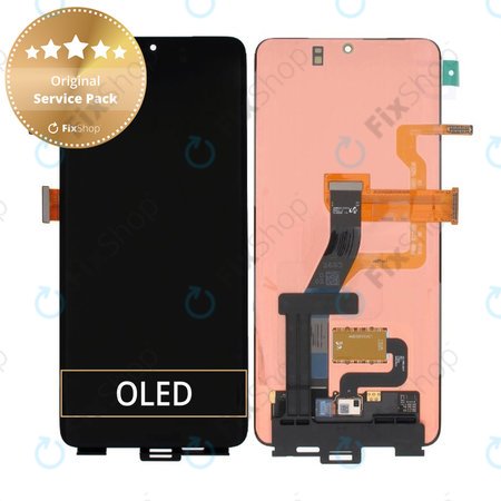 Samsung Galaxy S21 Ultra G998B - LCD Kijelző + Érintőüveg - GH96-13958B Genuine Service Pack