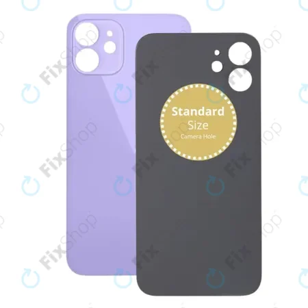Apple iPhone 12 - Hátsó Ház Üveg (Purple)