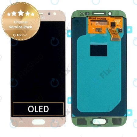 Samsung Galaxy J5 J530F (2017) - LCD Kijelző + Érintőüveg (Gold) - GH97-20738C, GH97-20880C Genuine Service Pack