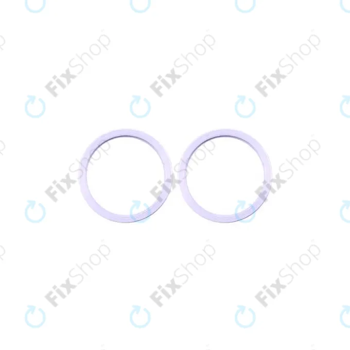 Apple iPhone 11, 12, 12 Mini - Hatsó Kamera Lencse Keret (Purple) - 2db
