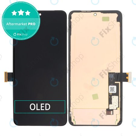 Google Pixel 8 Pro GC3VE, G1MNW - LCD Kijelző + Érintőüveg + Keret (Black) OLED