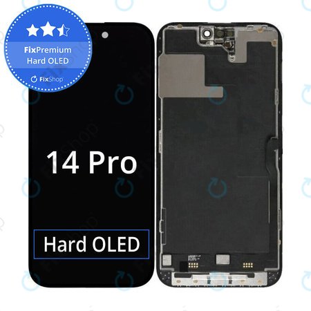 Apple iPhone 14 Pro - LCD Kijelző + Érintőüveg + Keret FixPremium Hard