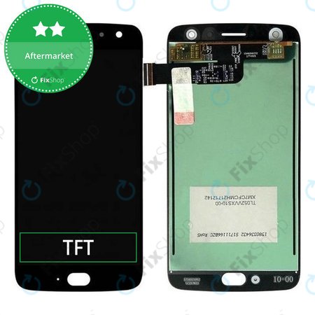 Motorola Moto X4 XT1900 - LCD Kijelző + Érintőüveg (Black) TFT