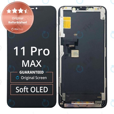 Apple iPhone 11 Pro Max - LCD Kijelző + Érintőüveg + Keret Original Refurbished