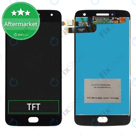 Motorola Moto G5 Plus - LCD Kijelző + Érintőüveg (Black) TFT