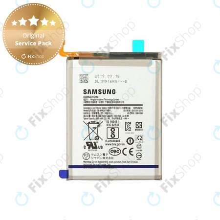 Samsung Galaxy M21 M215F, M30s M307F - Akkumulátor EB-BM207ABY 6000mAh - GH82-21263A Genuine Service Pack