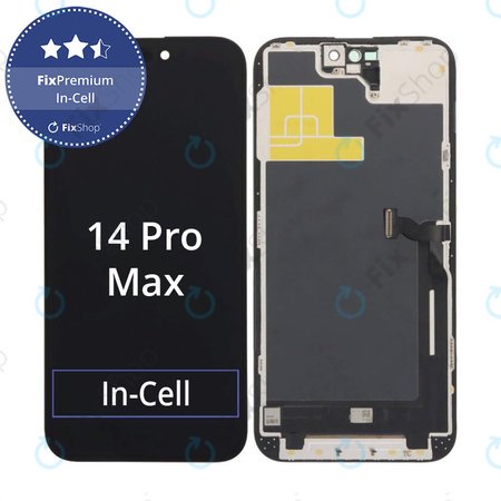 Apple iPhone 14 Pro Max - LCD Kijelző + Érintőüveg + Keret In-Cell FixPremium