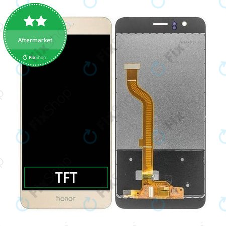 Huawei Honor 8 - LCD Kijelző + Érintőüveg (Gold) TFT