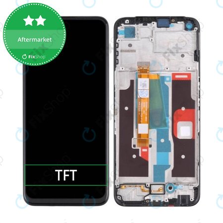 Realme 8i RMX3151 - LCD Kijelző + Érintőüveg + Keret TFT