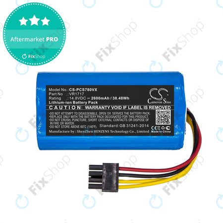 Proscenic Cocoa Smart 780T, 790T, Summer P1s, P2s - Akkumulátor VR1717 Li-Ion 14.8V 2600mAh HQ