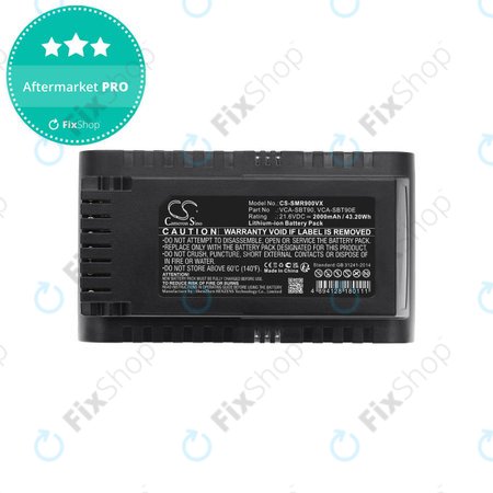 Samsung Jet 75, 75 Multi, 75 Premium, VS70, 90, VS9000 - Akkumulátor VCA-SBT90, VCA-SBT90E, DJ96-00221A Li-Ion 21.6V 2000mAh HQ