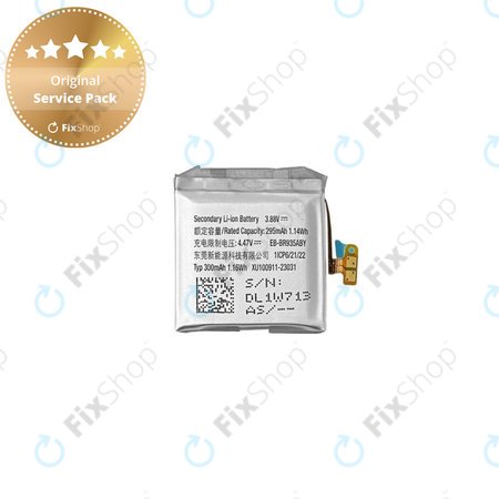 Samsung Galaxy Watch 6 40mm R930, R935, Watch 7 40mm L300, L305 - Akkumulátor EB-BR935ABY 300mAh - GH43-05156A Genuine Service Pack