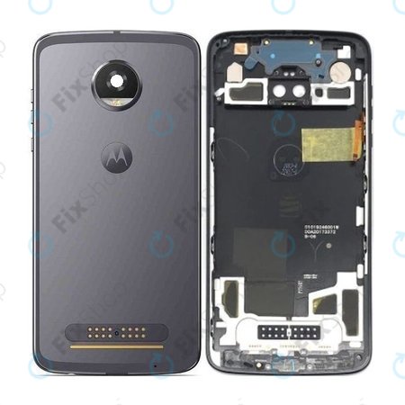 Motorola Moto Z2 Play XT1710-09 - Akkumulátor Fedőlap (Lunar Gray)