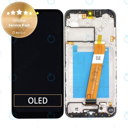 Samsung Galaxy S24 FE - LCD Kijelző + Érintőüveg + Keret (Graphite) - GH82-35848A Genuine Service Pack