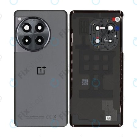 OnePlus 12R - Akkumulátor Fedőlap (Iron Grey) - 621033000183 Genuine Service Pack