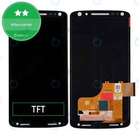 Motorola Moto X Force XT1581 - LCD Kijelző + Érintőüveg (Black) TFT