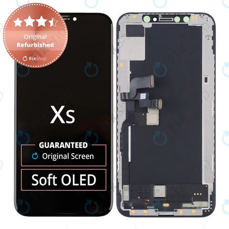 Apple iPhone XS - LCD Kijelző + Érintőüveg + Keret Original Refurbished