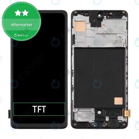 Samsung Galaxy A51 A515F - LCD Kijelző + Érintőüveg + Keret TFT