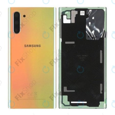 Samsung Galaxy Note 10 - Akkumulátor Fedőlap (Aura Glow) - GH82-20528C Genuine Service Pack