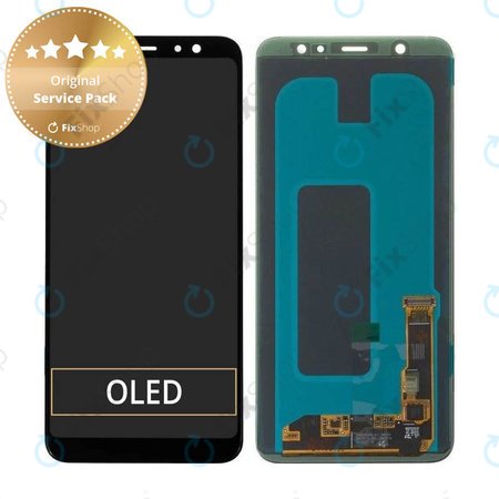 Samsung Galaxy A6 Plus A605F (2018) - LCD Kijelző + Érintőüveg - GH97-21878A, GH97-21907A Genuine Service Pack