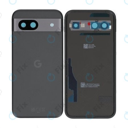 Google Pixel 8a - Akkumulátor Fedőlap (Black) - G949-00784-00 Genuine Service Pack