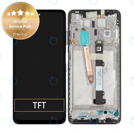 Xiaomi Poco X3 NFC - LCD Kijelző + Érintőüveg + Keret (Shadow Gray) - 560003J20C00 Genuine Service Pack