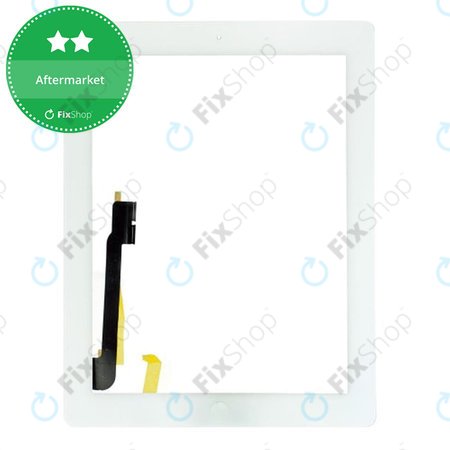 Apple iPad 3, iPad 4 - Érintőüveg + Home/Kezdőlap gomb (White)