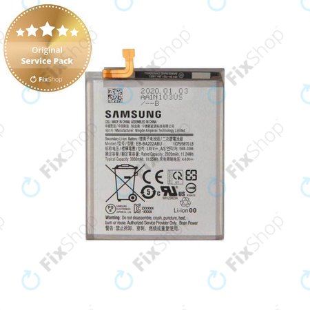 Samsung Galaxy A20e A202F - Akkumulátor EB-BA202ABU 3000mAh - GH82-20188A Genuine Service Pack