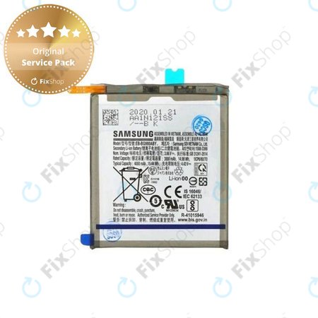 Samsung Galaxy S20 G980F - Akkumulátor EB-BG980ABY 4000mAh - GH82-22122A Genuine Service Pack