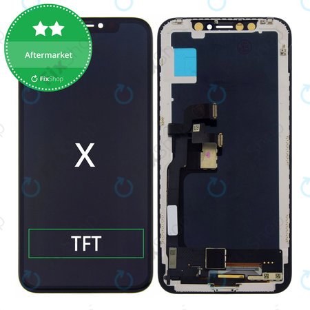 Apple iPhone X - LCD Kijelző + Érintőüveg + Keret TFT