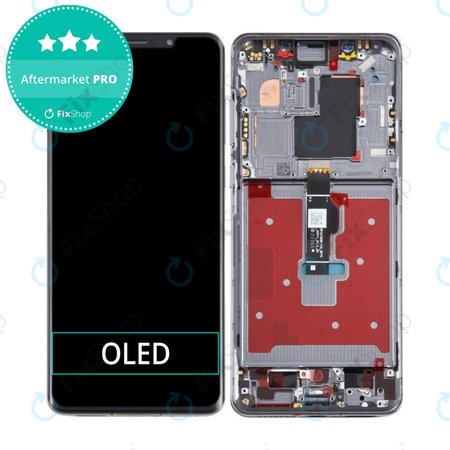 Huawei Mate 50 Pro DCO-AL00, DCO-LX9 - LCD Kijelző + Érintőüveg + Keret (Black) OLED