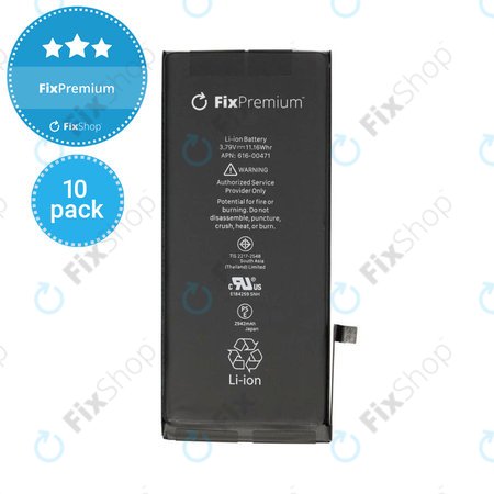 Apple iPhone XR - Akkumulátor 2942mAh FixPremium (10db)