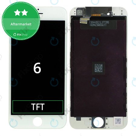 Apple iPhone 6 - LCD Kijelző + Érintőüveg + Keret (White) TFT