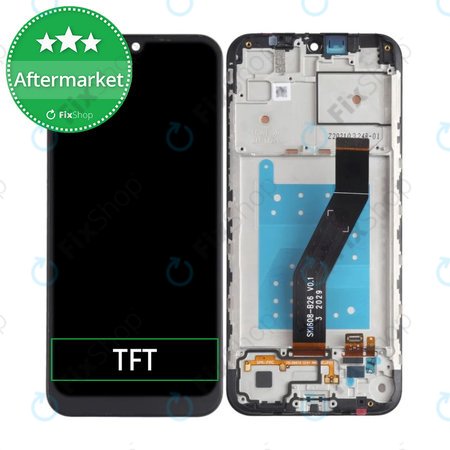 Motorola Moto E6i XT2053-5 - LCD Kijelző + Érintőüveg + Keret TFT