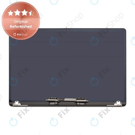 Apple MacBook Pro 16" A2141 (2019) - LCD Kijelző + Előlapi Üveg + Fedőlap (Space Gray) Original Refurbished