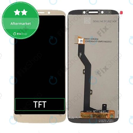 Motorola Moto E5 XT1944 - LCD Kijelző + Érintőüveg (Gold) TFT