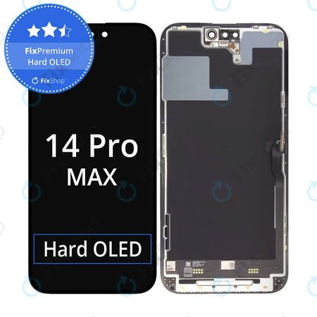 Apple iPhone 14 Pro Max - LCD Kijelző + Érintőüveg + Keret FixPremium Hard