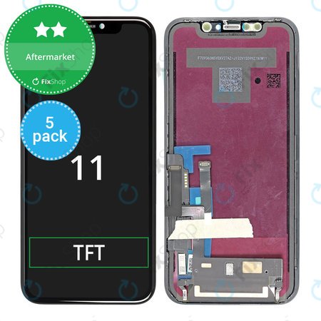 Apple iPhone 11 - LCD Kijelző + Érintőüveg + Keret TFT (5db)